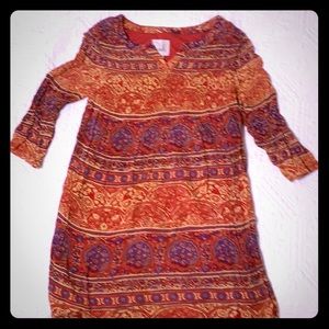 Peek tunic dress